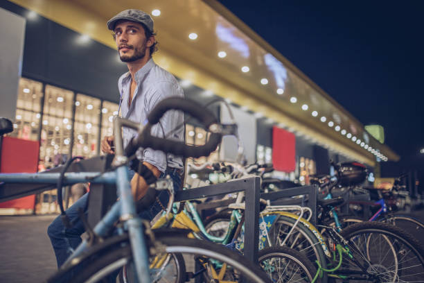 istock Man by the shopping mall 929448772
