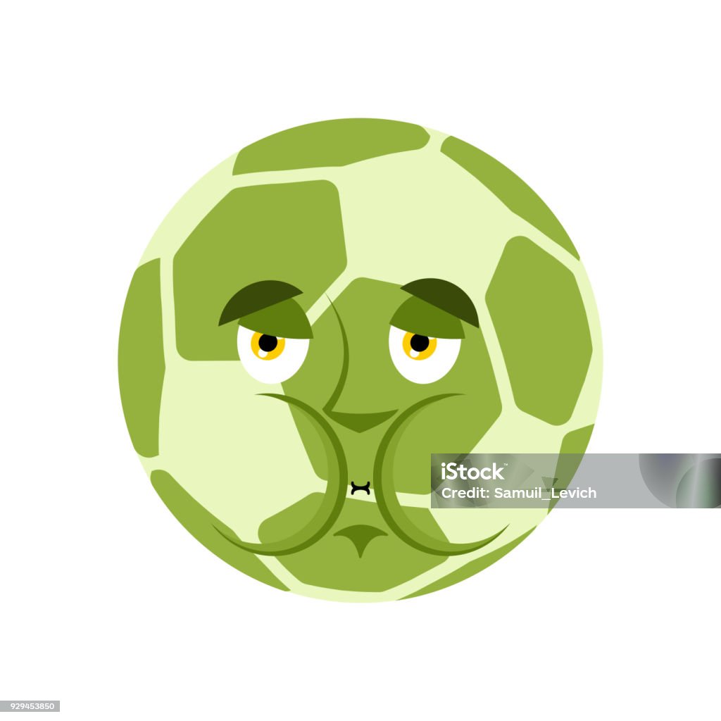 Vetores de Bola De Futebol Emoji Náuseas Avatar De Emoção Doente Bola  Futebol e mais imagens de Bola - iStock