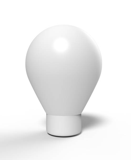 Blank Advertising PVC Inflatable shaped ground Balloon. 3d render illustration.
