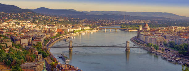istock panorama of Budapest city with Danube river and Chain bridge 929482644