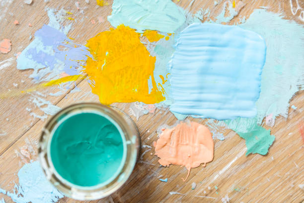 istock Paint color house renovation concept 929482696