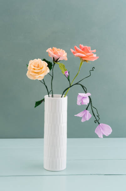 istock Crepe paper flower bouquet 929486558