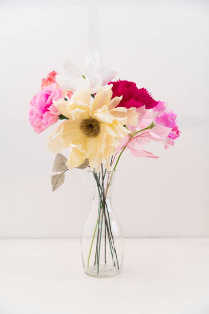 istock Crepe paper flower bouquet 929486570
