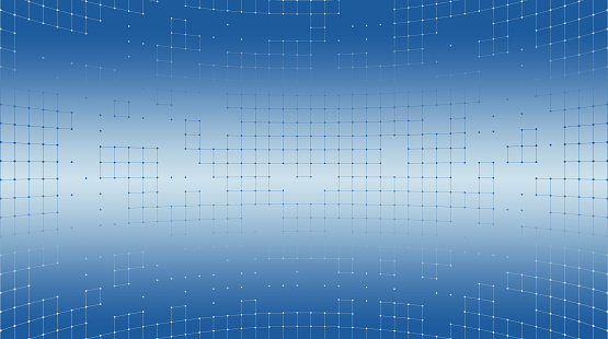 Abstract background of a grid of squares. 3d rendering.