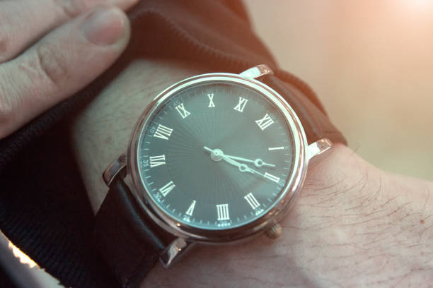 istock Wristwatch, watch on hand 929494764