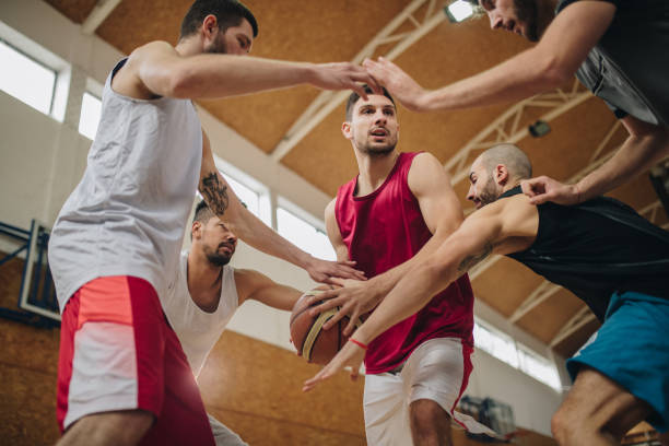 istock Dribbling on a basketball court! 929497958