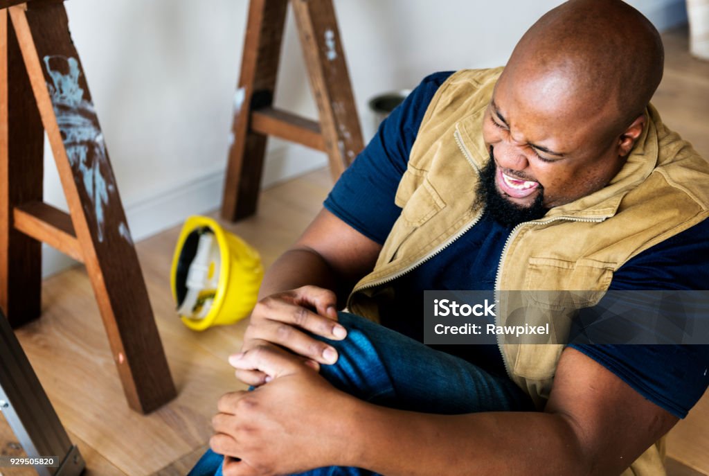 A person getting injured Physical Injury Stock Photo