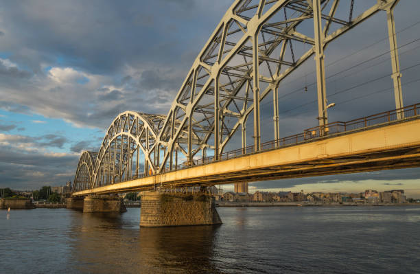 istock View of a Bridge in Riga city 929506864