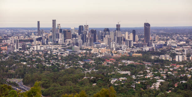 istock Brisbane City Skyline from Mt. Coot-tha 929514248