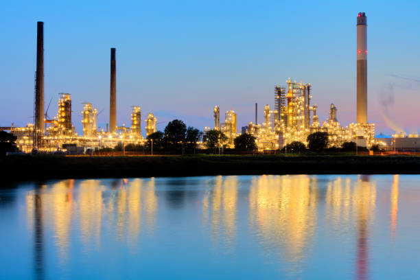 istock Petrochemical Plant at Dusk 929519716