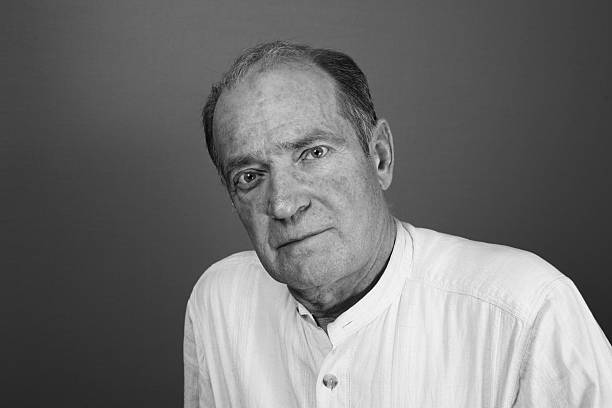 istock mature man black and white portrait 92952117