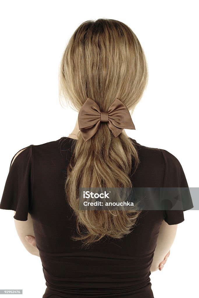 Девушка, - Стоковые фото Бант для волос роялти-фри