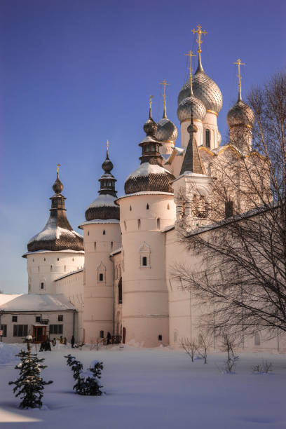istock Rostov Kremlin in  snow in winter, Russia 929528966
