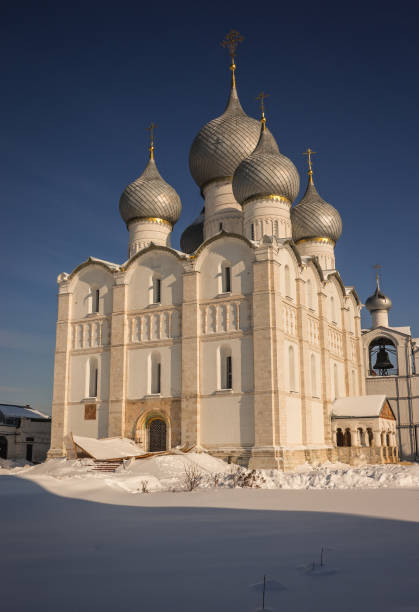istock Rostov Kremlin in  snow in winter, Russia 929529140