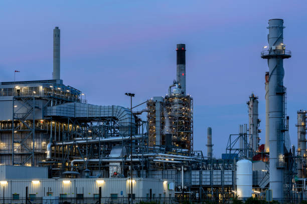 istock Petrochemical Plant at Dusk 929536736