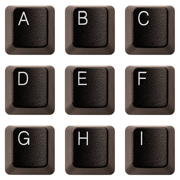 Close up of laptop keyboard.