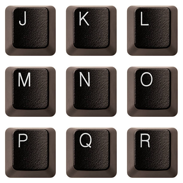 clavier alphabet j-r xxxl - j key photos et images de collection
