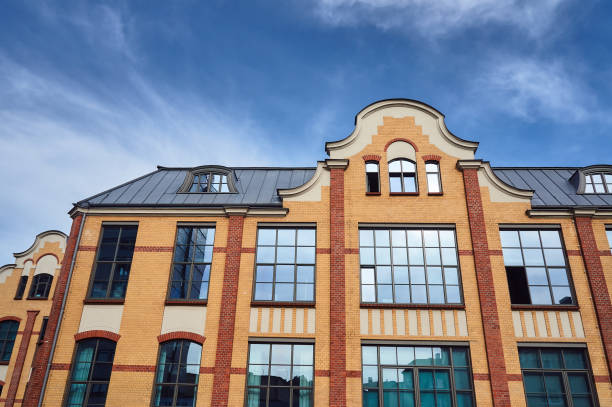 istock Pseudo-Gothic facade of a building 929556416