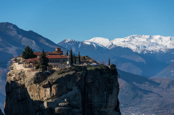 istock Holy Trinity Monastery (Agia Trias) at the complex of Meteora monasteries in Greece 929565152
