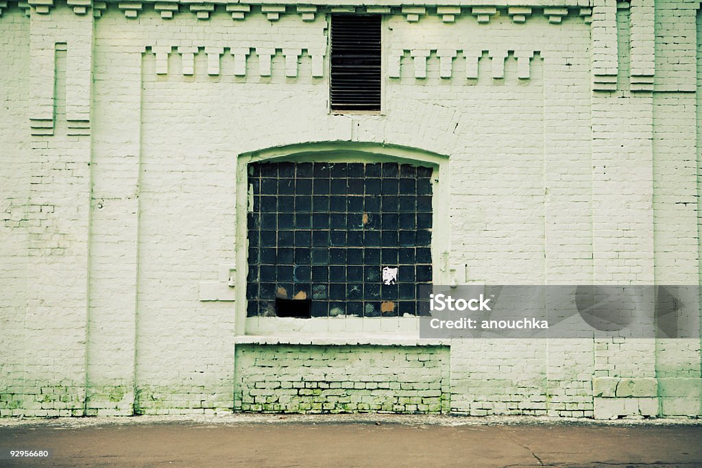 Vert grunge peint mur fissuré - Photo de Abstrait libre de droits