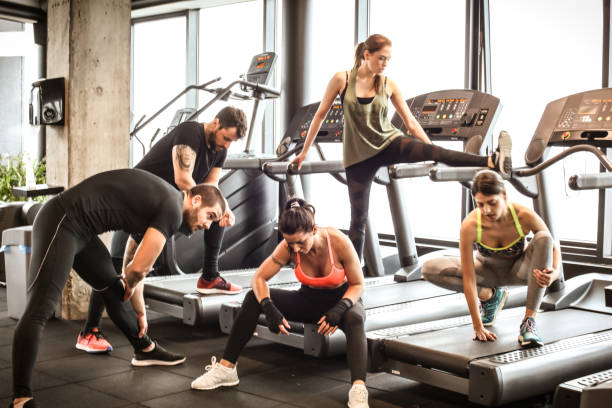 istock Stretching together in pause of exercising. 929584864