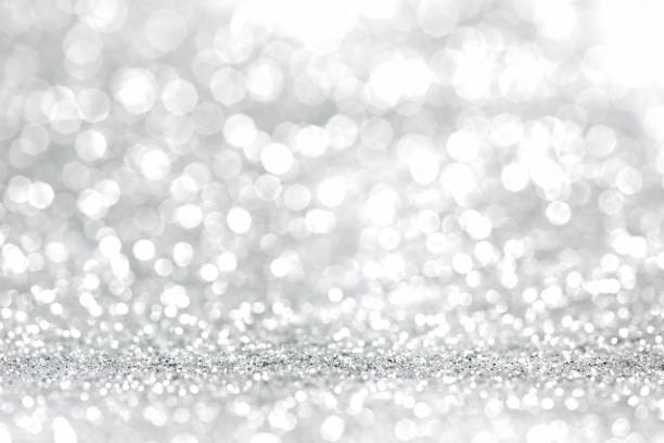 glitter lights background Abstract silver and white glitter lights background diamond shaped photos stock pictures, royalty-free photos & images