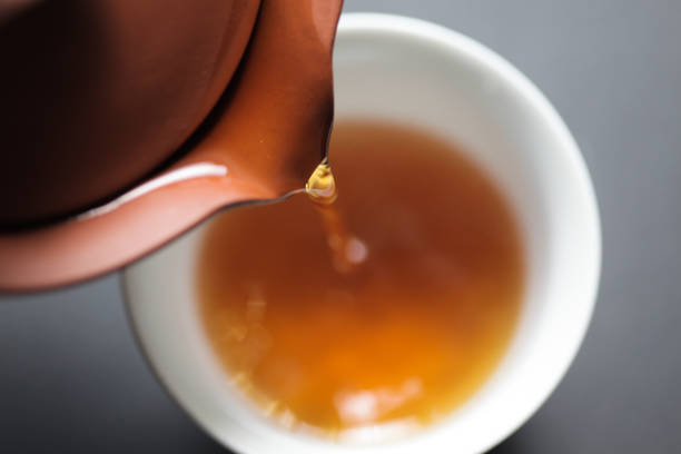 Pu'er Tea in Glass