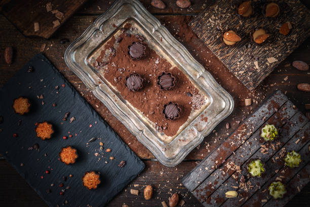 Fine chocolate pralines