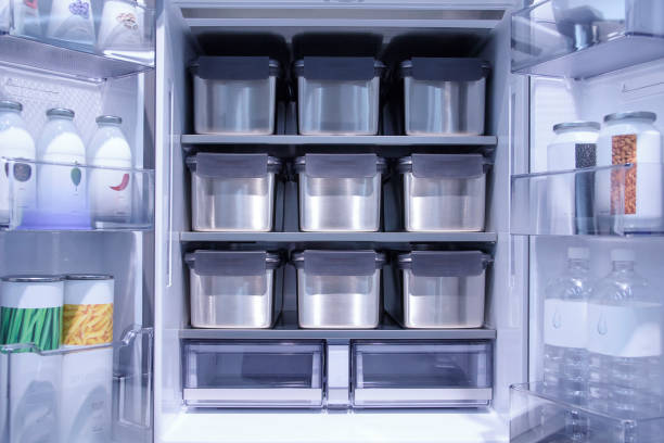 Inside Kimchi Refrigerator Stock Photo - Download Image Now - Refrigerator,  Kimchee, Appliance - iStock