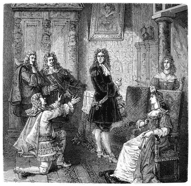 istock Monmouth at the feet of James II 929606602
