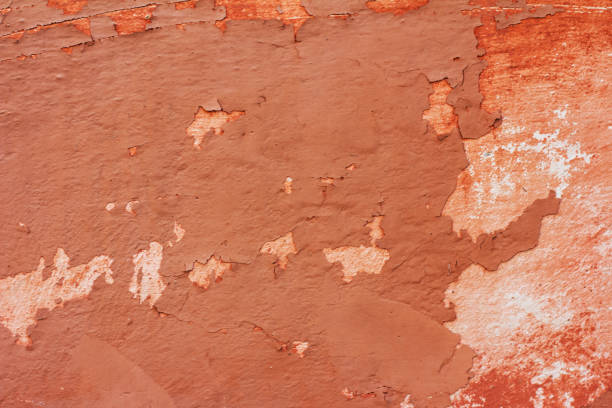istock The old wall, the cracked paint. 929609028