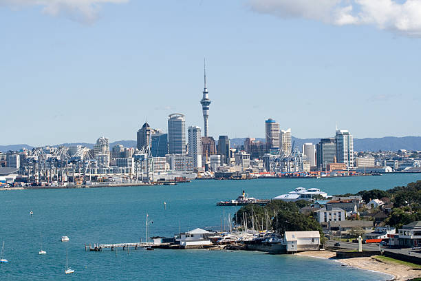 istock Auckland City CBD and wharf 92961178