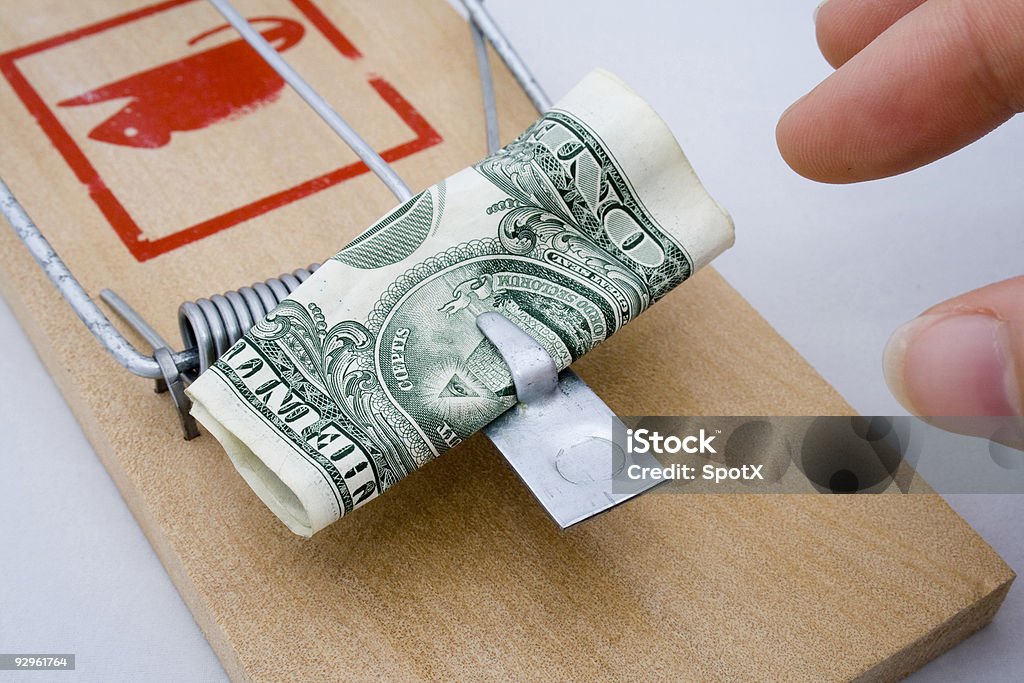 Piège de l'argent-Dollar américain - Photo de Acheter libre de droits