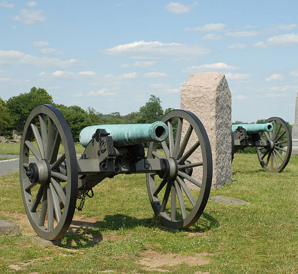 istock Federal guns atop Cemetery Ridge at Gettysburg 92962742
