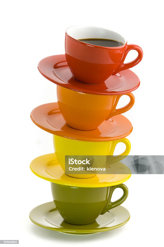 Cor do cups - Royalty-free Chávena de Café Foto de stock