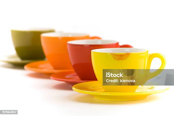 Recipientes De Color Foto de stock y más banco de imágenes de Amarillo - Color - Amarillo - Color, Bebida, Blanco - Color