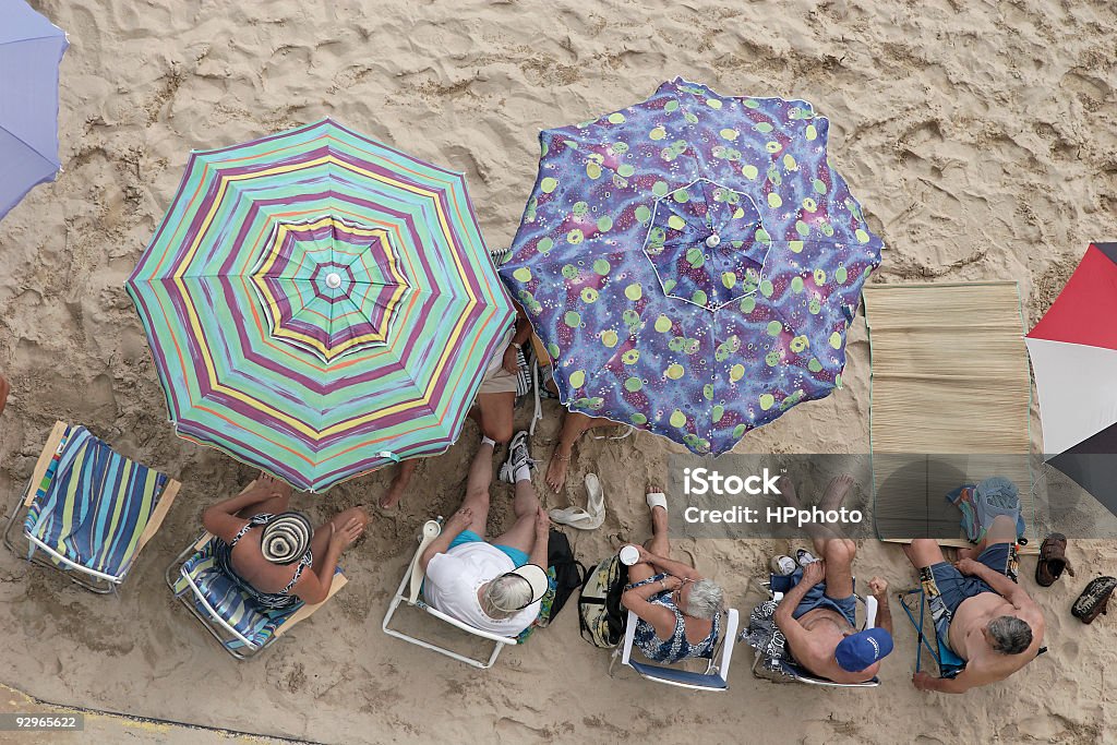 Parasols de plage - Photo de Ombrelle libre de droits