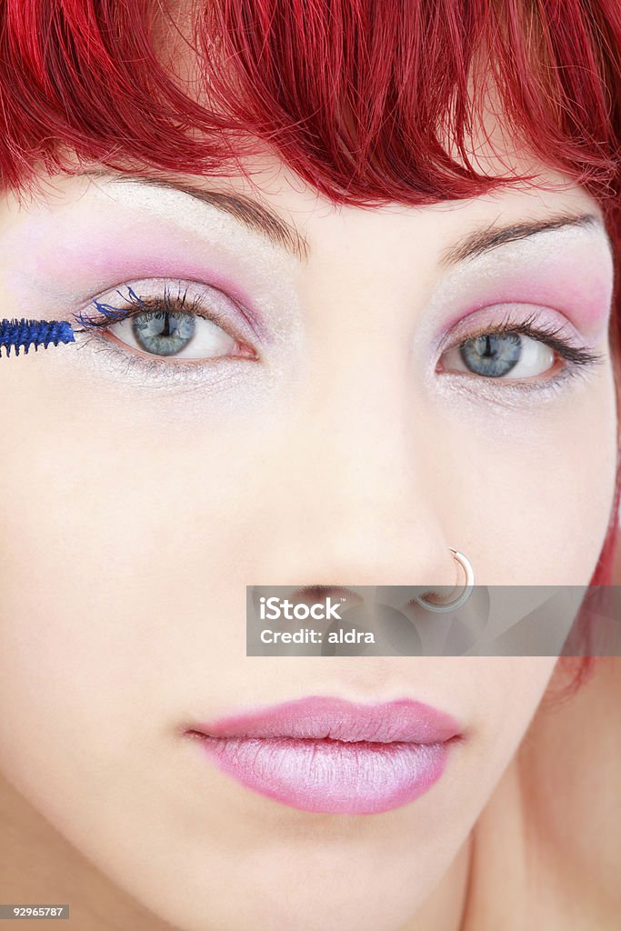 make-up - Foto stock royalty-free di Adolescente