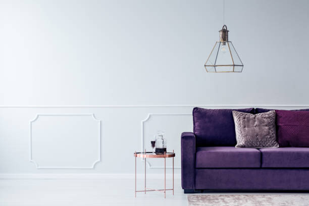 istock Cropped couch and chandelier 929658408