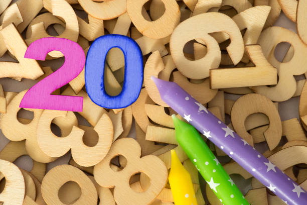 istock Birthday candles and 20 birthday 929662390