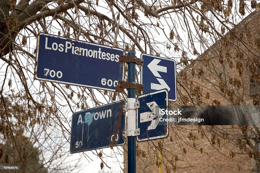 Argentinische Straßenschild - Lizenzfrei Argentinien Stock-Foto