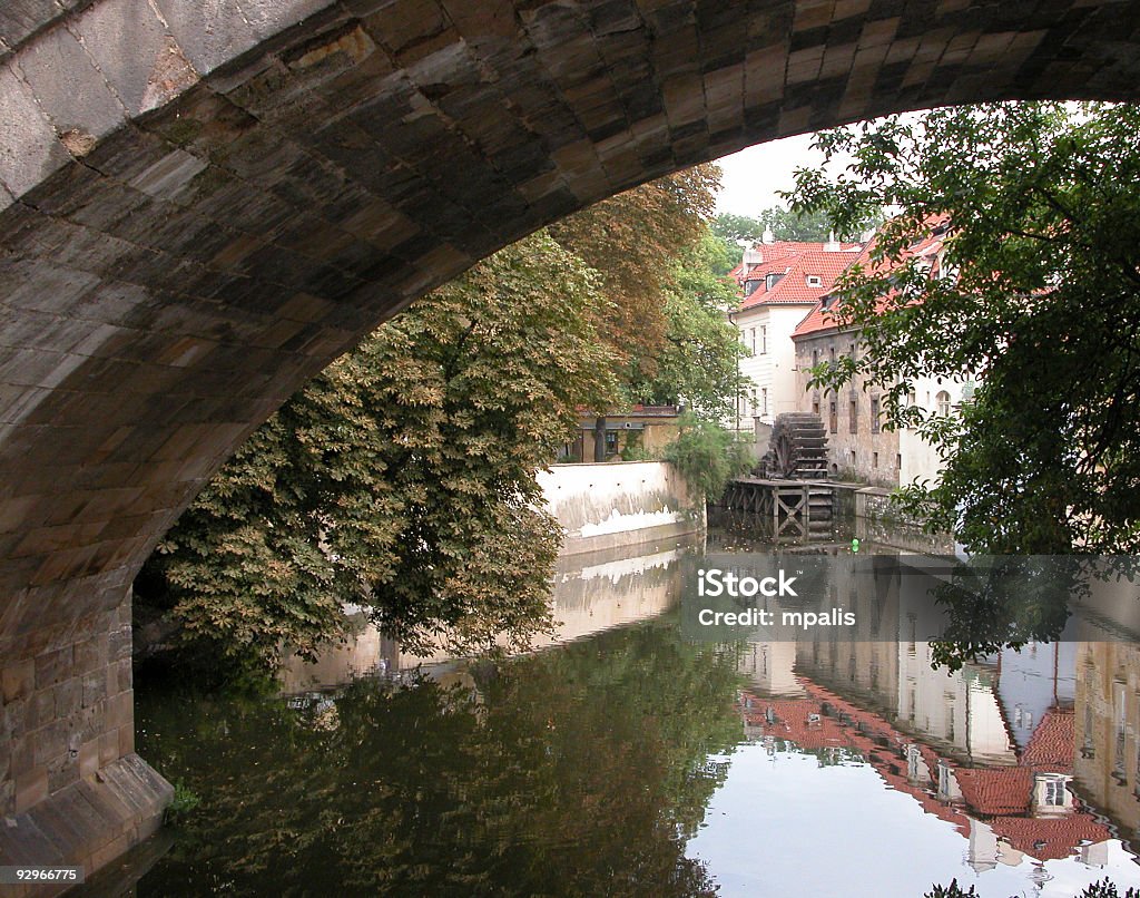 Praga, Charles Bridge - Foto de stock de Arcaico royalty-free