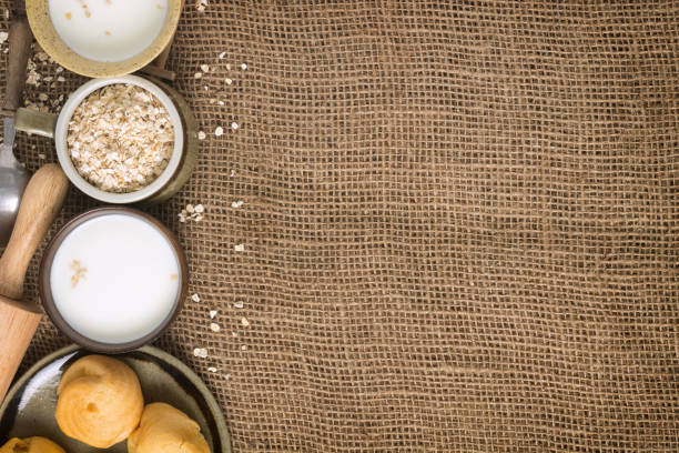 istock Top View of Various types of ingredients for breakfast. 929671212