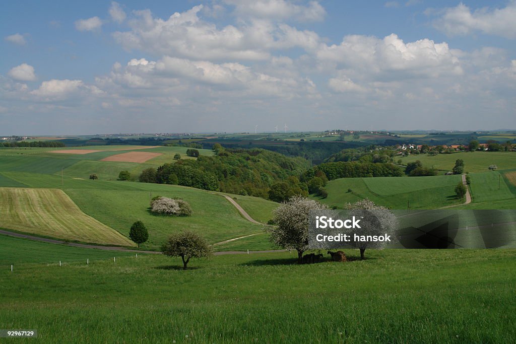 Frühling Hills - Lizenzfrei Anhöhe Stock-Foto