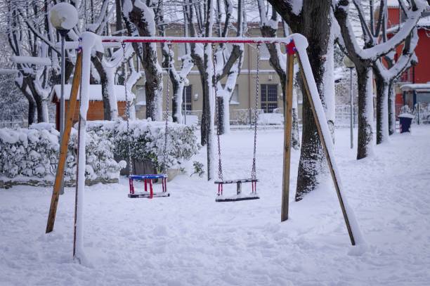 istock Seesaw for kids in the Park (Pesaro, Italy) 929675406