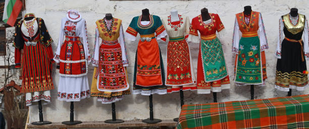 istock Authentic folk costumes from Bulgaria 929675862