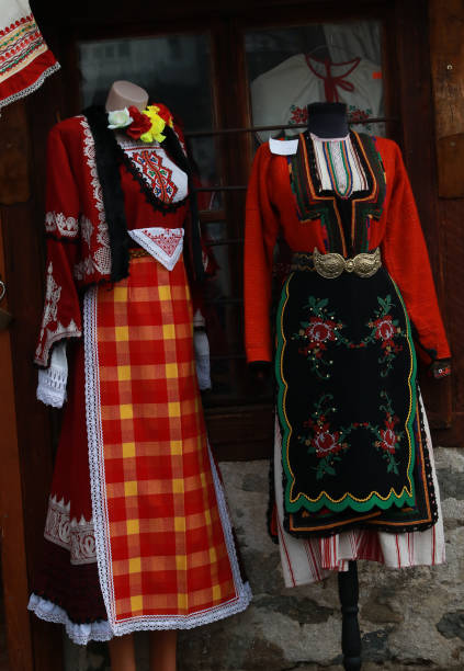 istock Authentic folk costumes from Bulgaria 929676288