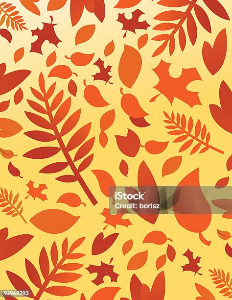 Blätter Stock Vektor Art und mehr Bilder von Bildhintergrund - Bildhintergrund, Blatt - Pflanzenbestandteile, Fallen