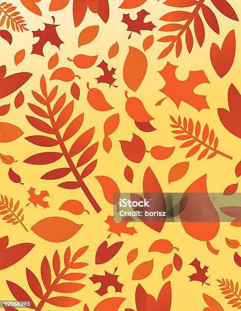 Leaves Stock Illustration - Download Image Now - Autumn, Backgrounds, Falling