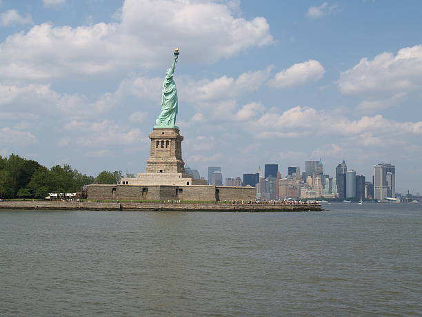 istock The lady and Manhattan 92968445